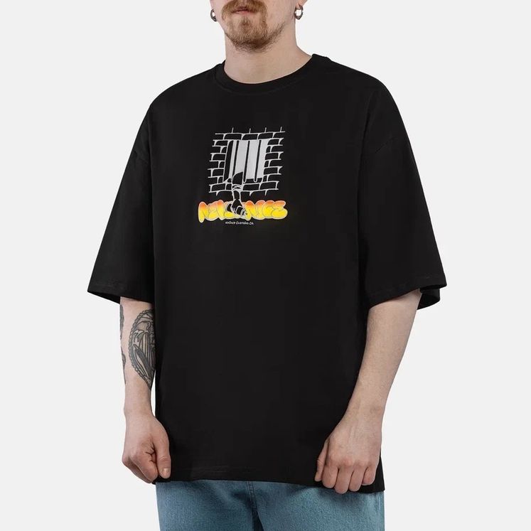 Футболка HAIDED SPRAY, черный