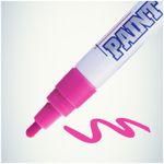 Маркер-краска, 4мм, розовая, нитро-основа, MunHwa