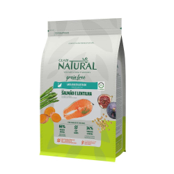 Guabi Natural Grain Free беззерновой корм для стерилизованных кошек с лососем и чечевицей (Sterilised)