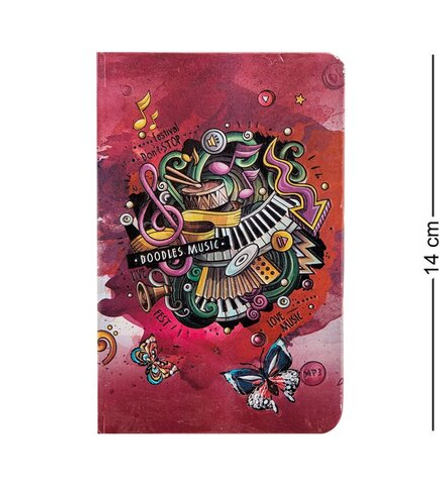 BM-09/2 Блокнот мал. «Звуки музыки» (3D твердая обложка)