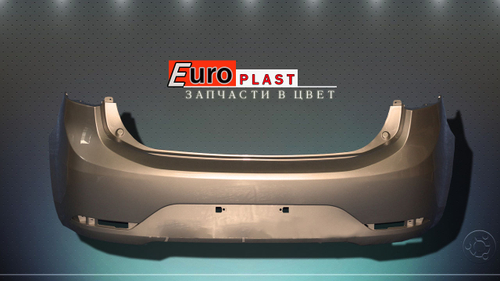 Задние бампер в цвет на KIA RIO 2011-2015 хэтчбек