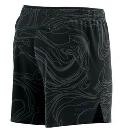 Теннисные шорты Compressport Performance Short - black/aurora
