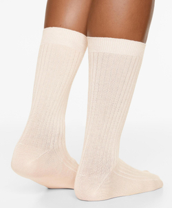 Oysho Классические носки из модала и кашемира, экрю