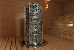 SAWO Электрическая печь Tower напольная, 18,0 кВт, нерж. сталь, артикул TH12-180NS-P, выносной пульт (пульт и блок мощности докупаются отдельно)