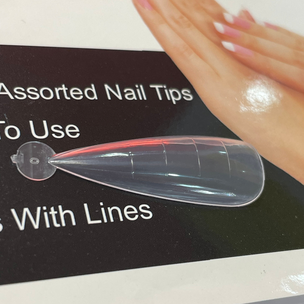 Верхние формы для наращивания PROFESSIONAL NAIL FORMS (миндаль, в пакете)