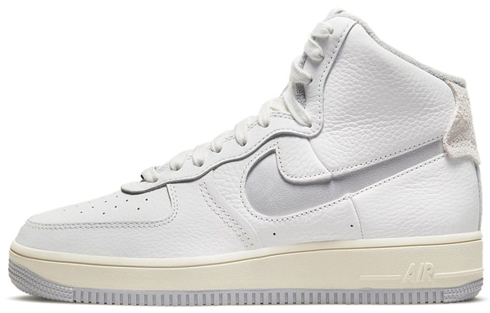 Кроссовки Nike Air Force 1 Sculpt Silver (Женская размерная сетка)