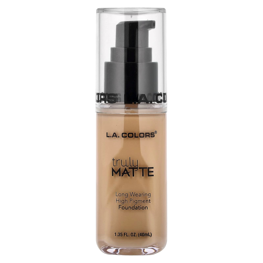 L.A. Colors, по-настоящему матовая тональная основа, CLM353 нюдовая, 40 мл (1,35 жидк. унции)