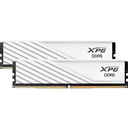 Модуль памяти DIMM DDR5 32Gb, 6000Mhz, 2x16Gb, ADATA XPG Lancer Blade White (AX5U6000C4816G-DTLABWH)