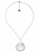 Колье ORI TAO, Petales, с лепестком, OT24.1-15-31713 (серебристый)