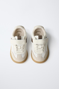 ZARA КРОССОВКИ RETRO BAREFOOT, БЕЛЫЙ