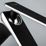 Смеситель для раковины, Frap, корот изл, с картриджем, чер, F1057