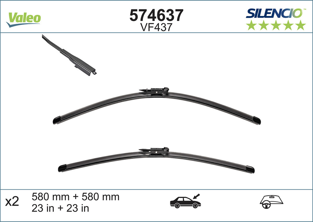 VALEO - 574637-VAL - Wiper Blade