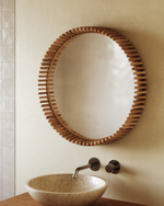 Polke Зеркало в раме из тикового дерева Ø 60