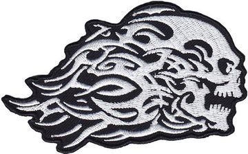 Нашивка Несущийся череп