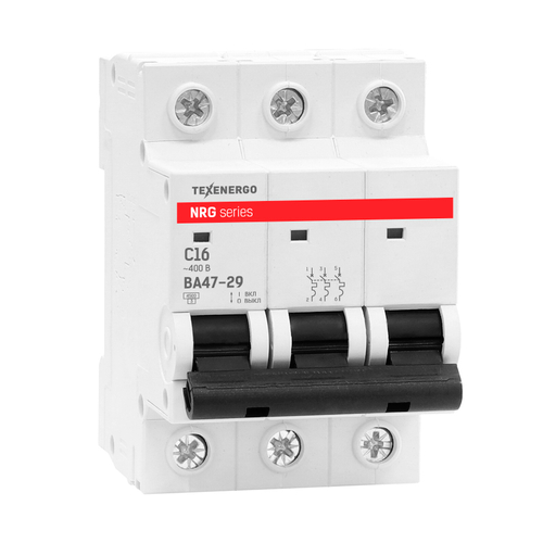 Автоматический выключатель ВА47-29-NRG 3п 16А 4,5кА хар-ка C