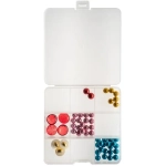 Контейнер для мелочей «ЭКСПЕРТХАУС», прозрачный, 13,5*13,7*2,3см