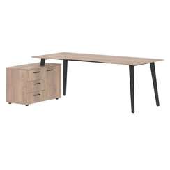 Стол руководителя с тумбой JCT 2013(L)  2000х1300х750 JAY