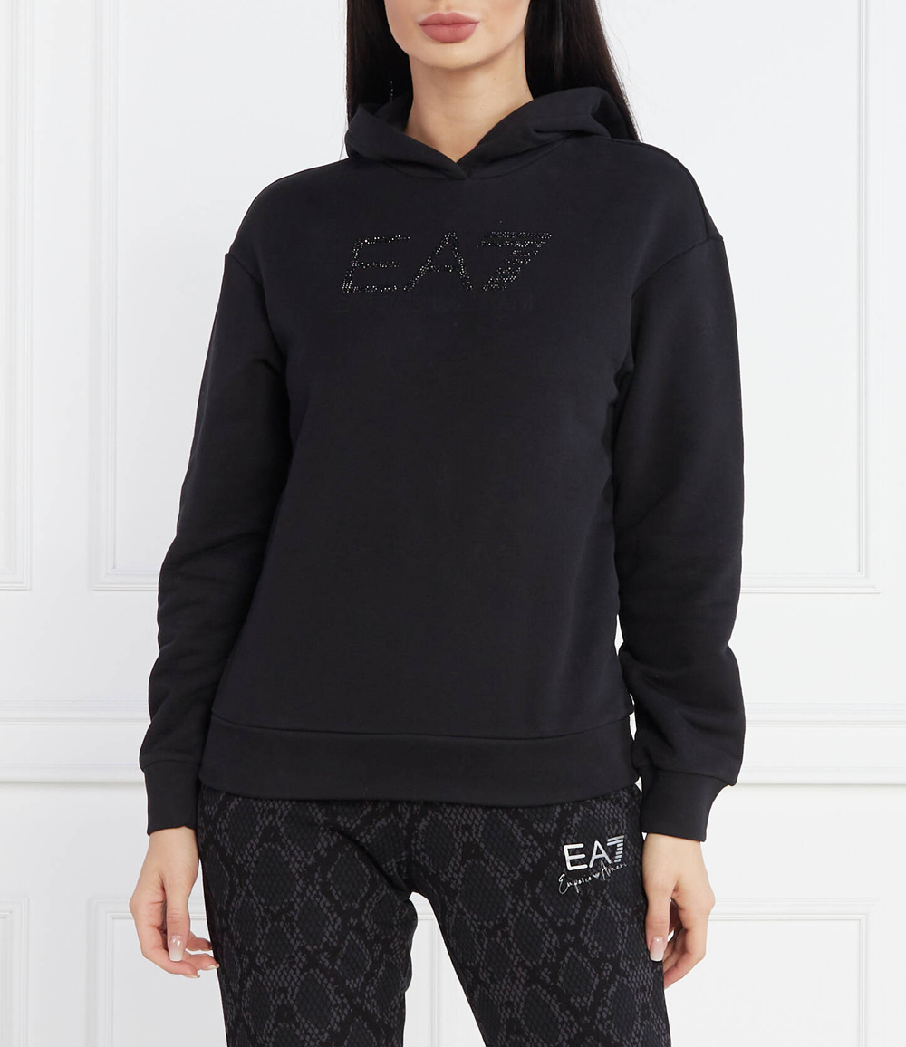 Худи EA7 - черный(6RTM31 TJRRZ)