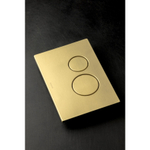Клавиша смыва Boheme 649-MG нержавеющая сталь ультраплоская для инсталляции Geberit, Matt Gold
