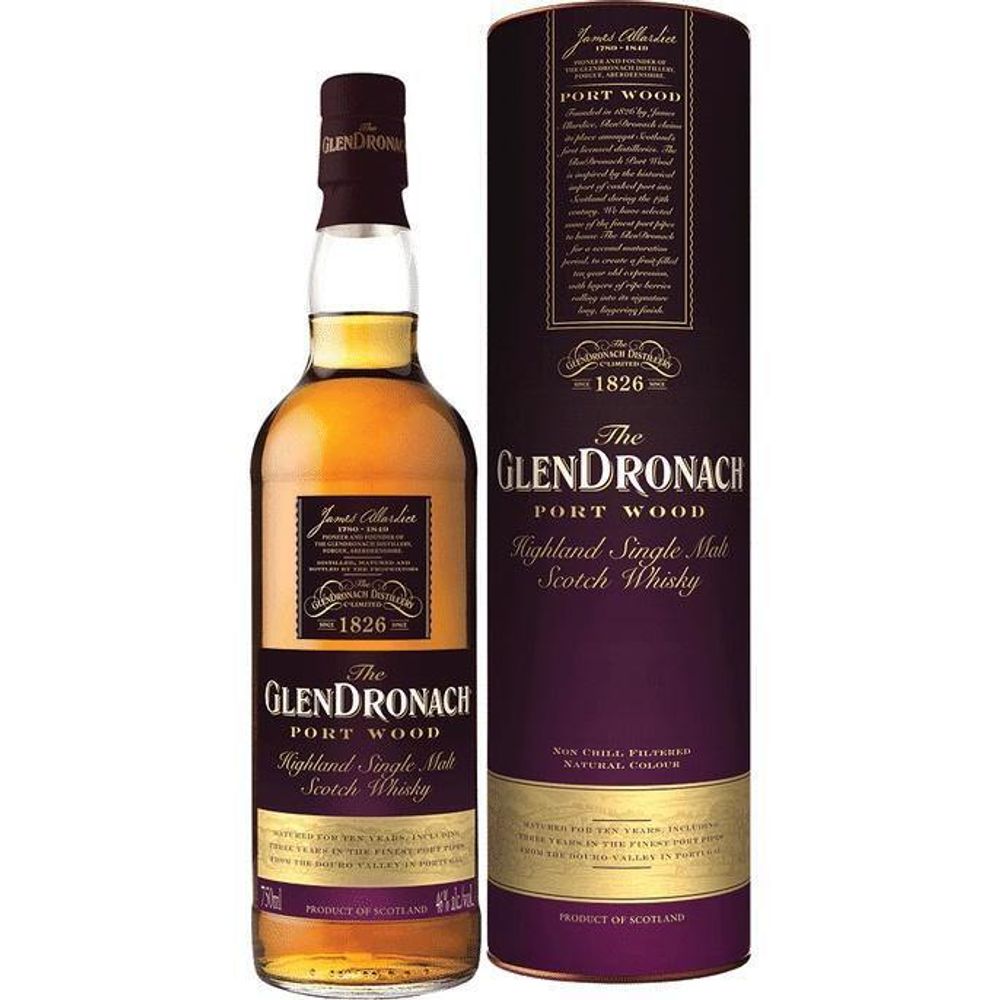 Glendronach Port Wood Gift Box