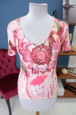 Футболка Flo&Jo с нежным принтом 46 размер