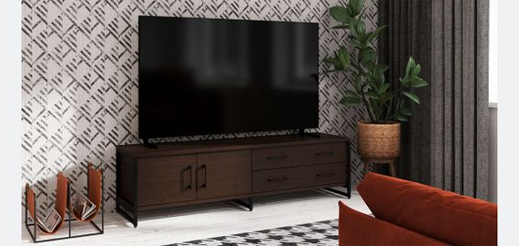 Тумба ТВ 2Д2Я венге