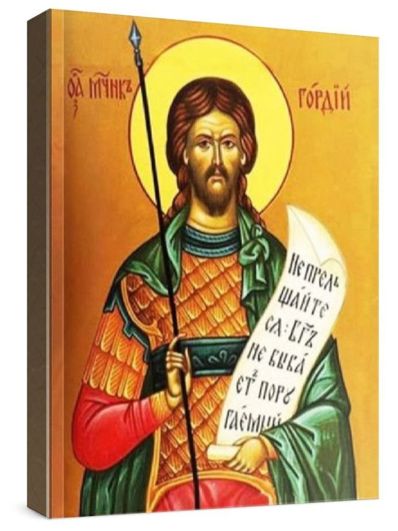 Гордий Каппадокийский (рукописная икона)