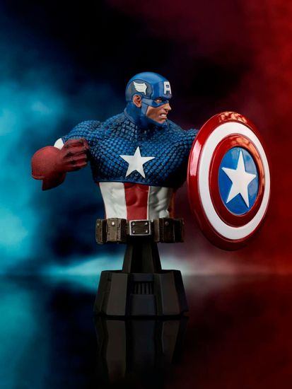 Фигурка Diamond Select Marvel Captain America / Фигурка по мотивам вселенной "Marvel", Капитан Америка