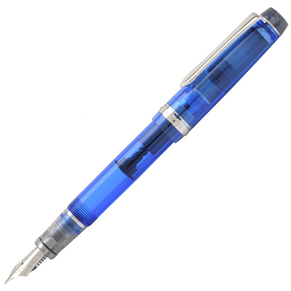 Перьевая ручка Pilot Custom Heritage 92 (прозрачно-голубая, перо 14К Fine) Уценка