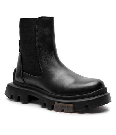 Кожаные челси Fabyan_ChBootie_LT HUGO - черный(50529892)