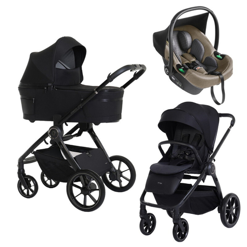 Детская коляска 3 в 1 Espiro Yoga 2025 и автокресло Pi Begie 111 calm evening voice of nature / Бежевый (Beige 109)