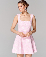 Платье длины мини из премиального твида