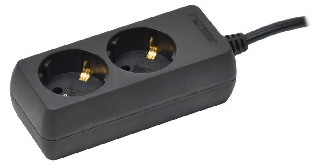 Удлинитель 2х3м с заземл. 16А IP20 У02 250В ПВС 3х1 черн. IEK WYP10-16-02-03-Z-K02 Удлинитель 2х3м с заземл. 16А IP20 У02 250В ПВС 3х1 черн. IEK WYP10-16-02-03-Z-K02