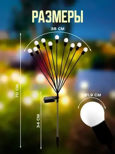 Уличный светильник, 1.2W, количество ламп:20шт