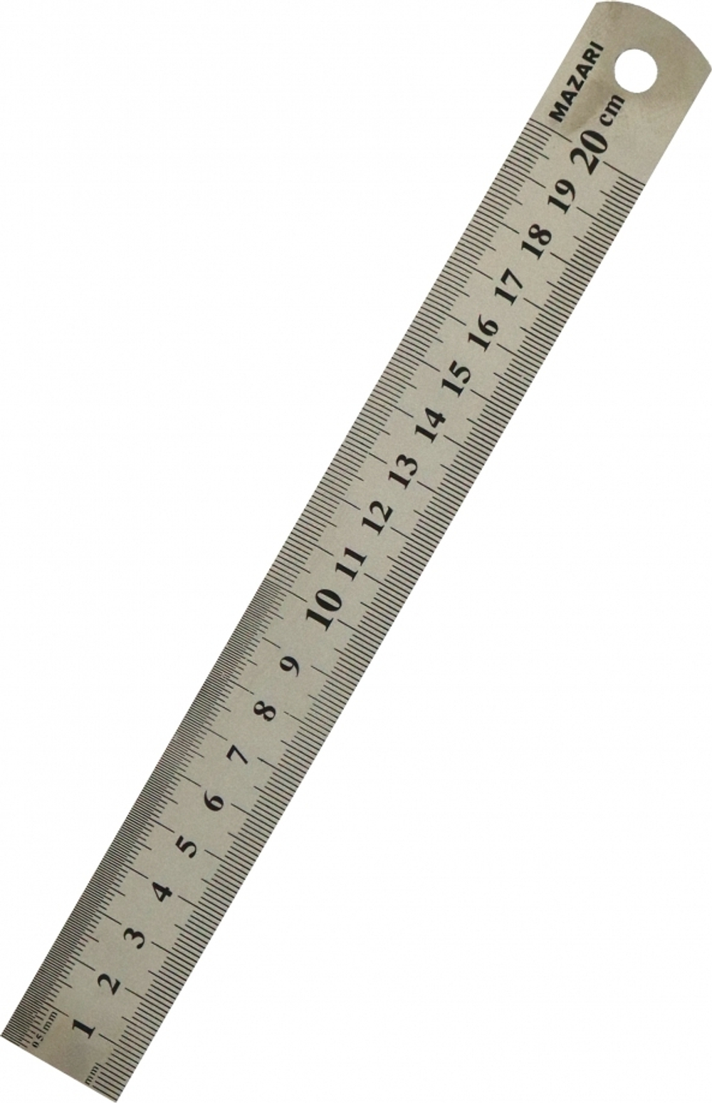 5562 Линейка металлическая, 20 см
