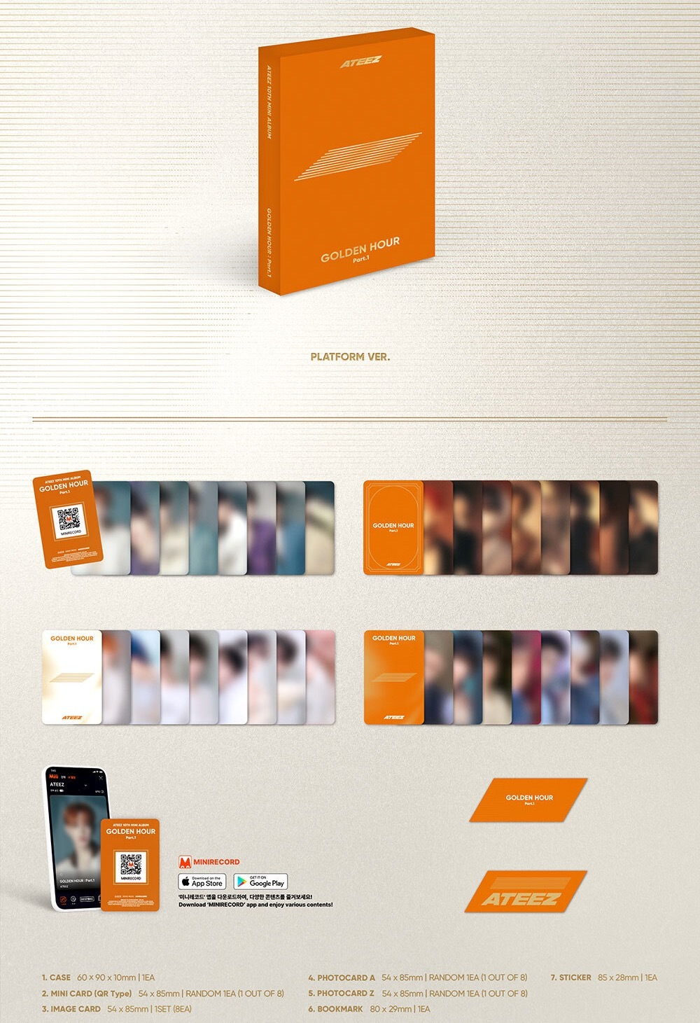 Альбом ATEEZ - GOLDEN HOUR : Part.1 (Platform VER.)