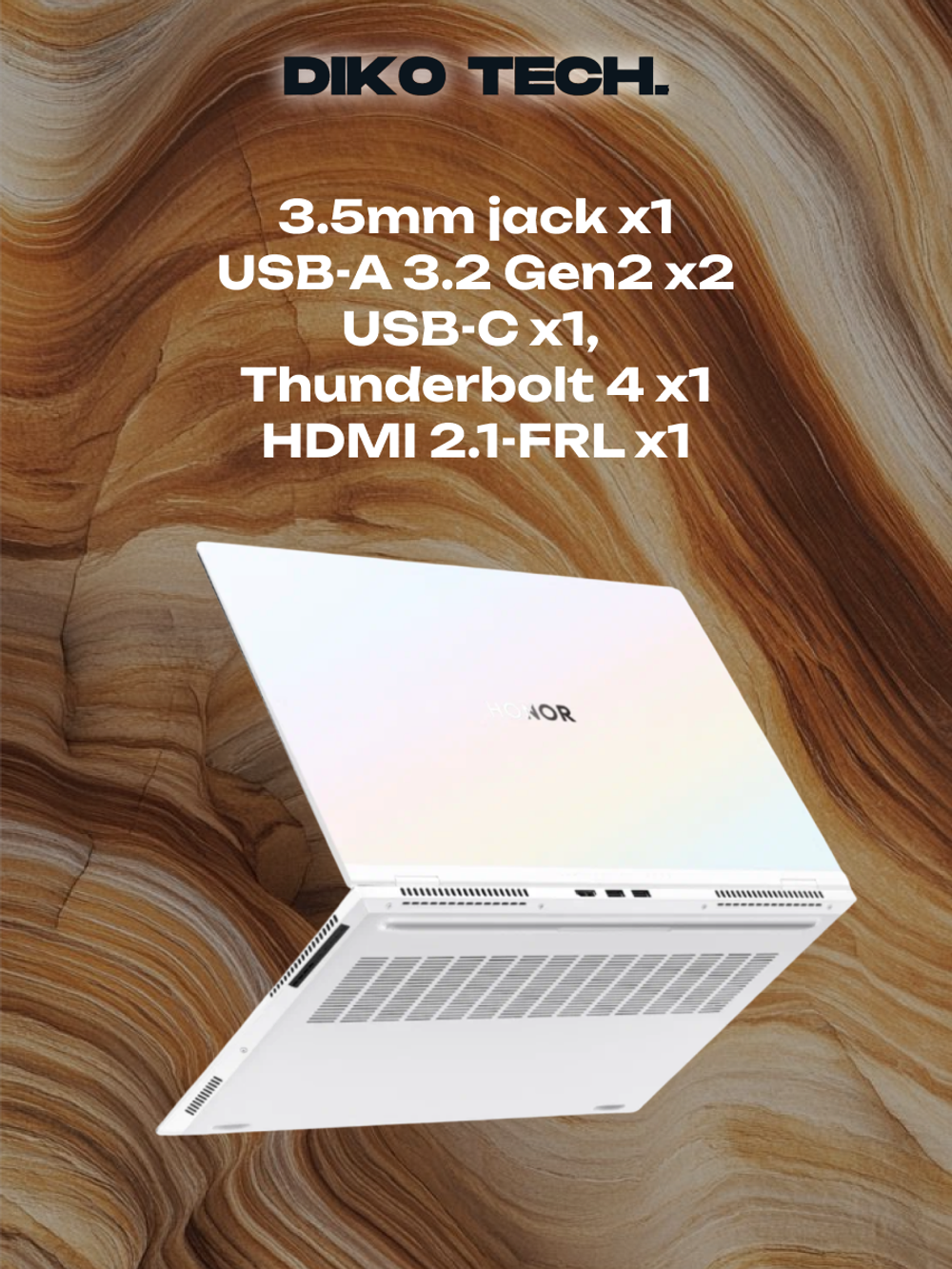 Ноутбук Honor MagicBook Pro 16 2025 / Ultra 9 285H / RTX 5070 / 32G / 1T / WHITE