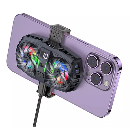 Охлаждающий вентилятор (кулер) для телефона HOCO GM36 (черный)