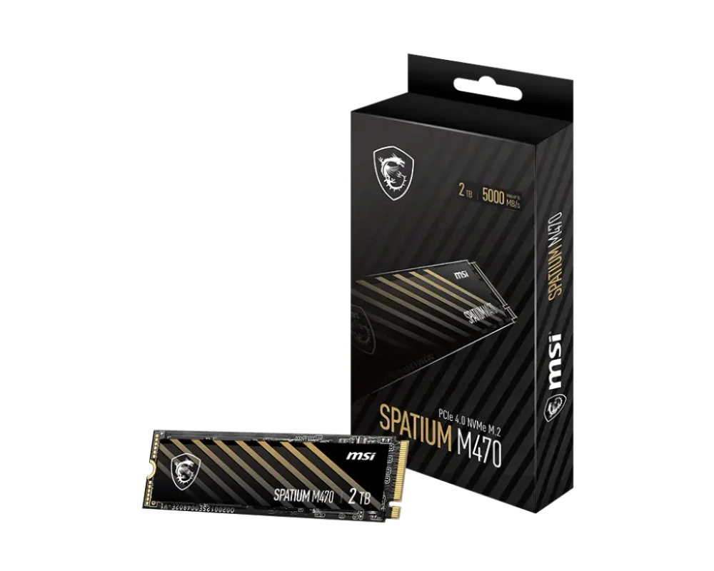 Твердотельный накопитель SSD MSI SPATIUM M470 PCIe 4.0 NVMe M.2 1TB (S78-440Q990-P83)