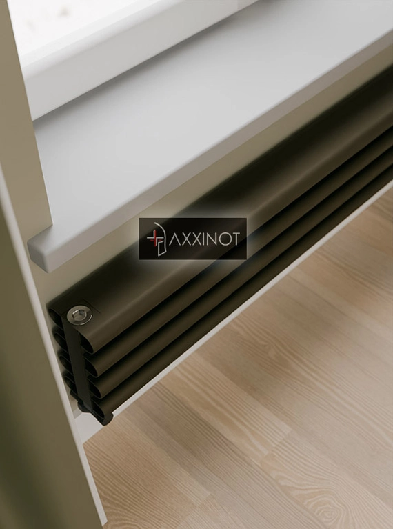 Axxinot Bramer Z 2300 - горизонтальный алюминиевый радиатор шириной 2330 мм