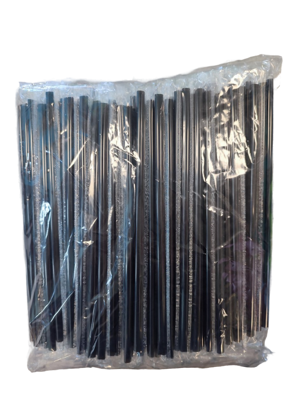 ФРТ Трубочки ЧЕРНЫЕ прямые 8*240, В ИНД.,УПАК. 250 шт/уп (20 уп/кор)