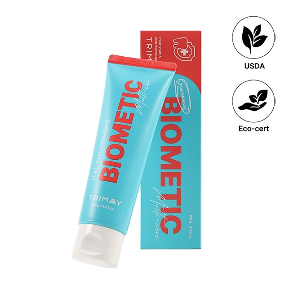 Зубная паста гидроксиапатитом и ферментированным комплексом TRIMAY Biometic Tooth Paste 120 мл