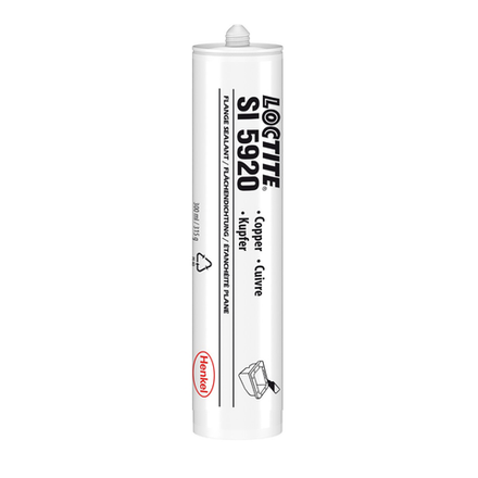 Loctite SI 5920, герметик силиконовый нейтральный, медный.