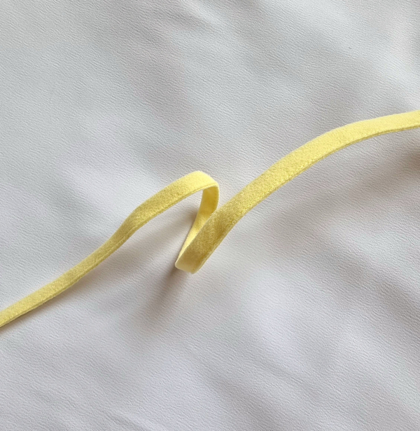 Туннельная лента одношовная светло-жёлтая