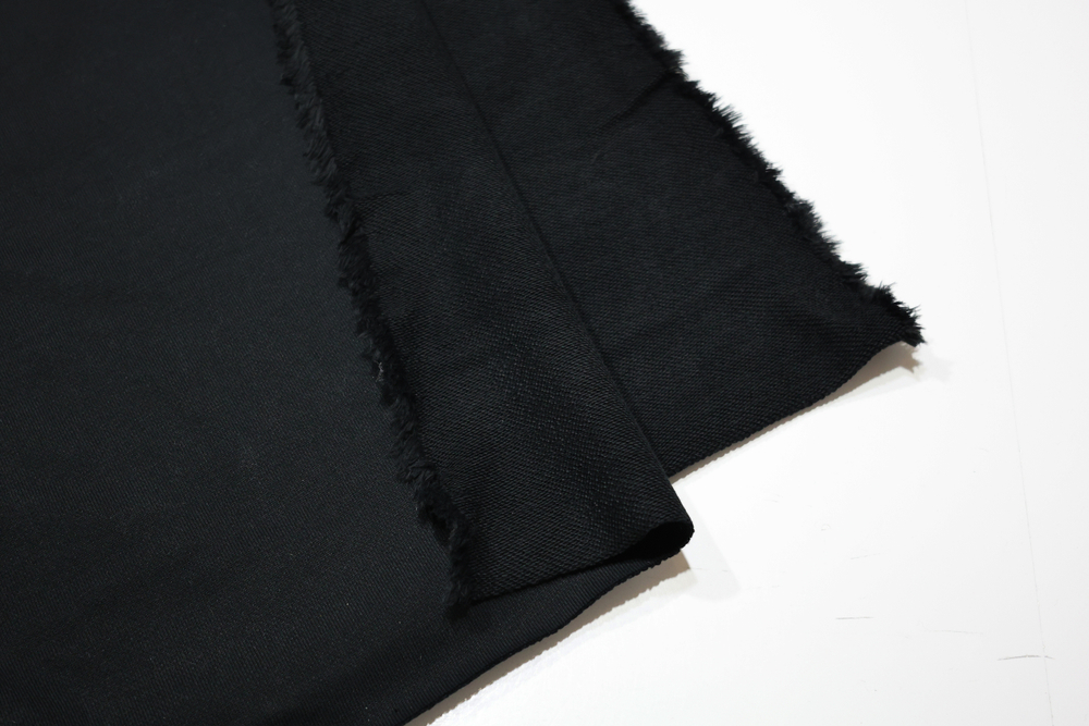 ЧЕРНЫЙ - Футер 3х-нитка ПЕТЛЯ, компакт пенье (КРВ645 Елена)