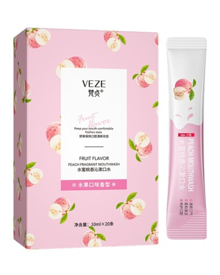 Ополаскиватель для полости рта с персиком, 10мл