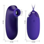 Набор вибростимуляторов Orthus-Youth: яйцо и стимулятор клитора