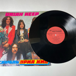 Винтажная виниловая пластинка LP Uriah Heep Ансамбль Урия Хип (СССР 1980) Free N Easy