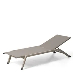 Шезлонг Capraia из коричневого алюминия