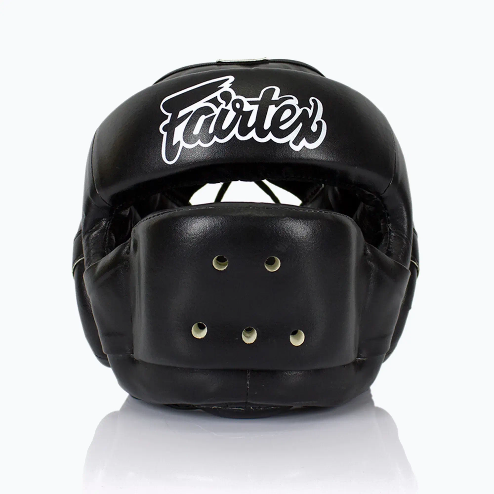 Боксёрский шлем Fairtex Full Face Protector black